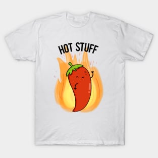 Hot Stuff Cute Chili Pun T-Shirt